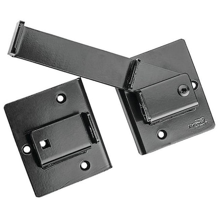 Homepage Heavy Duty Flip Door & Gate Latches; Black HO418799